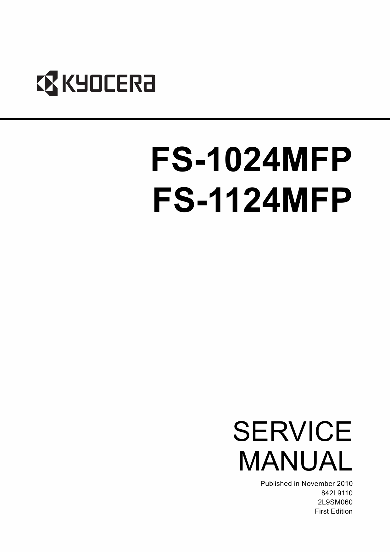 KYOCERA MFP FS-1024MFP 1124MFP Service Manual-1